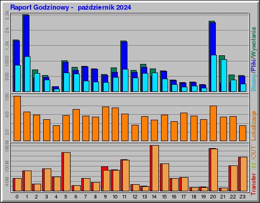 Raport Godzinowy -  październik 2024