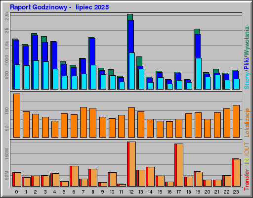 Raport Godzinowy -  lipiec 2025
