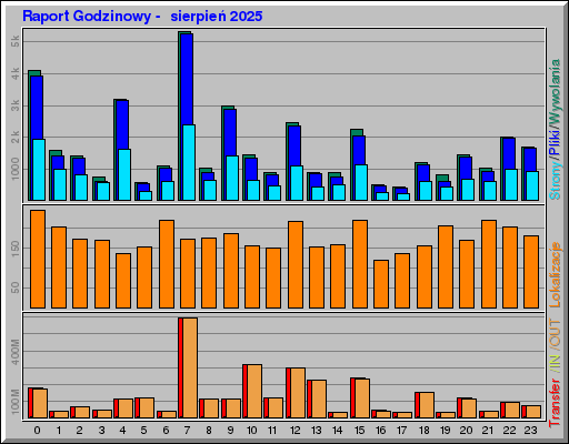 Raport Godzinowy -  sierpień 2025