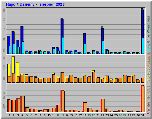 Raport Dzienny -  sierpień 2023