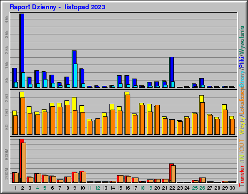 Raport Dzienny -  listopad 2023