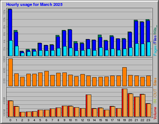 Raport Godzinowy -  marzec 2025