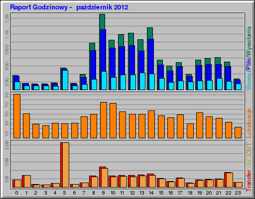 Raport Godzinowy -  październik 2012