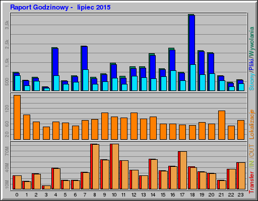 Raport Godzinowy -  lipiec 2015