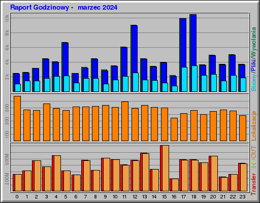 Raport Godzinowy -  marzec 2024