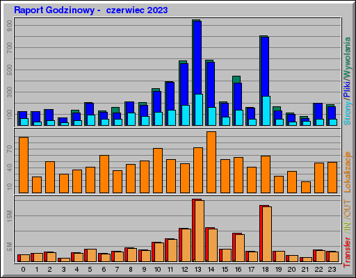 Raport Godzinowy -  czerwiec 2023