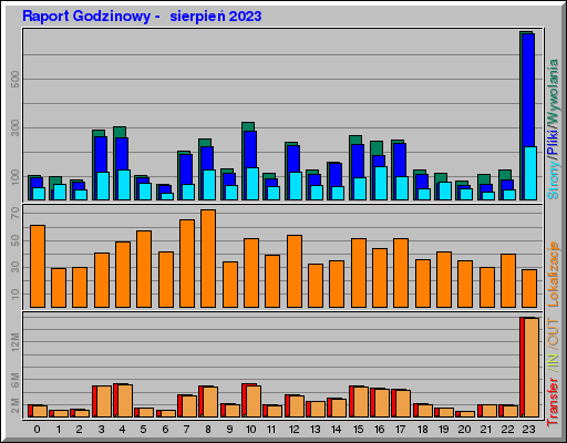 Raport Godzinowy -  sierpień 2023