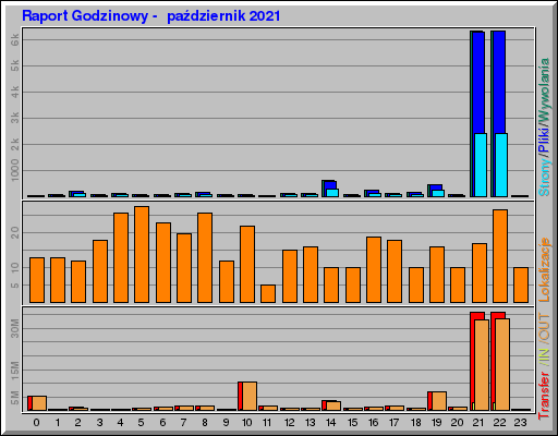 Raport Godzinowy -  październik 2021