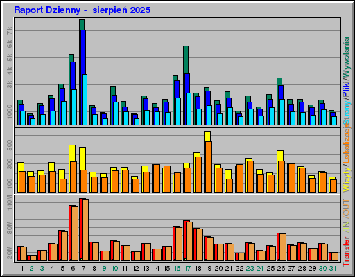 Raport Dzienny -  sierpień 2025