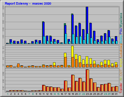 Raport Dzienny -  marzec 2020