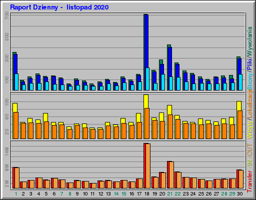 Raport Dzienny -  listopad 2020