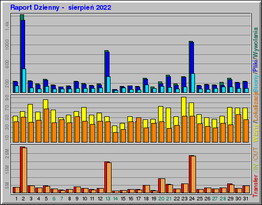 Raport Dzienny -  sierpień 2022