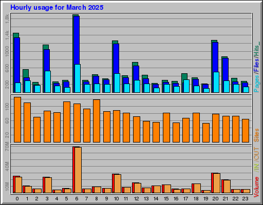 Raport Godzinowy -  marzec 2025
