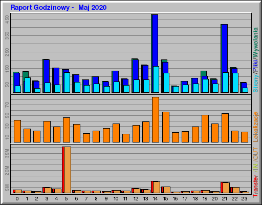 Raport Godzinowy -  Maj 2020