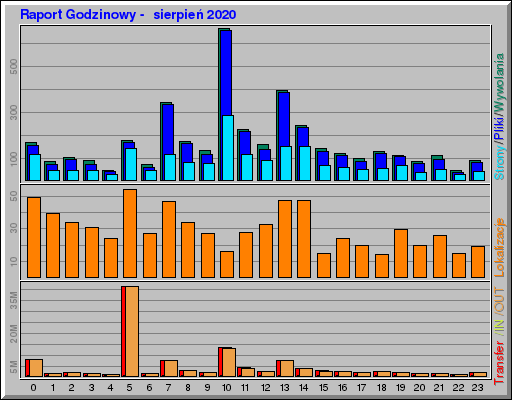 Raport Godzinowy -  sierpień 2020