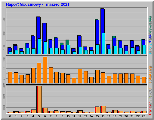 Raport Godzinowy -  marzec 2021