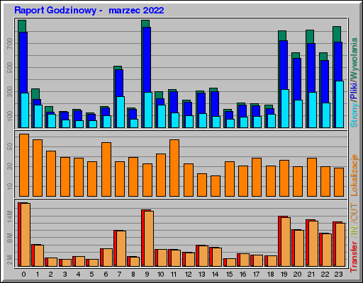 Raport Godzinowy -  marzec 2022