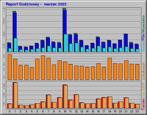 Raport Godzinowy -  marzec 2023