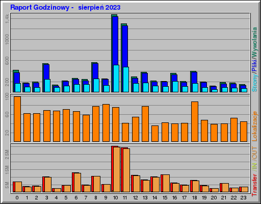 Raport Godzinowy -  sierpień 2023
