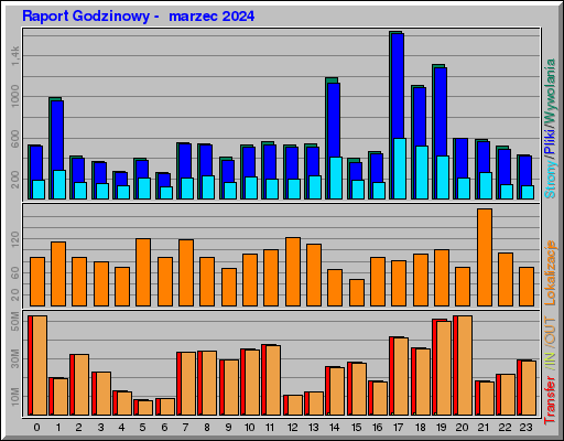 Raport Godzinowy -  marzec 2024