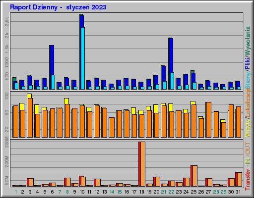 Raport Dzienny - styczeĹ 2023 Raport Dzienny - styczeĹ 2023