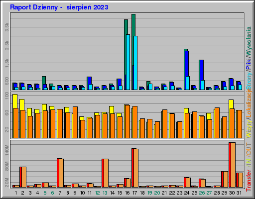 Raport Dzienny -  sierpień 2023