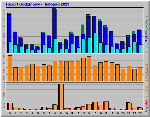 Raport Godzinowy -  listopad 2023