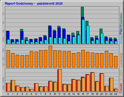 Raport Godzinowy -  październik 2025