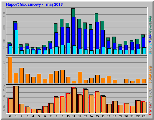 Raport Godzinowy -  maj 2013