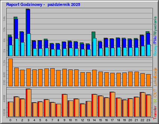 Raport Godzinowy -  październik 2025