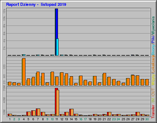 Raport Dzienny -  listopad 2019