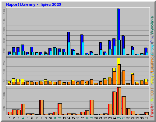 Raport Dzienny -  lipiec 2020