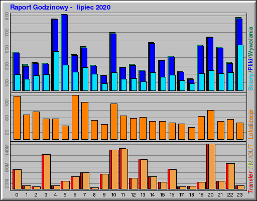 Raport Godzinowy -  lipiec 2020