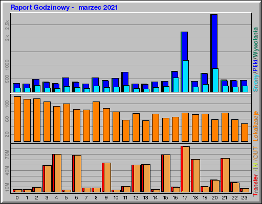 Raport Godzinowy -  marzec 2021