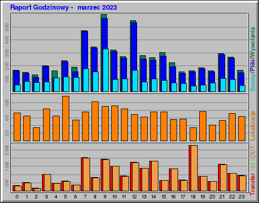 Raport Godzinowy -  marzec 2023