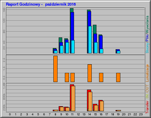 Raport Godzinowy -  październik 2016