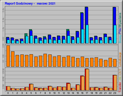 Raport Godzinowy -  marzec 2021