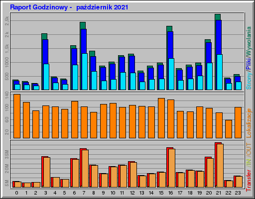 Raport Godzinowy -  październik 2021