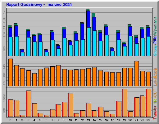 Raport Godzinowy -  marzec 2024
