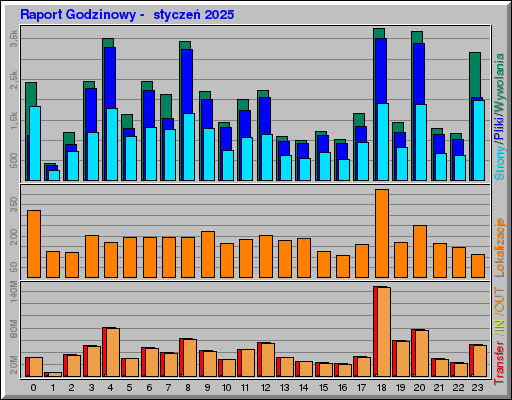 Raport Godzinowy - styczeĹ 2025 Raport Godzinowy - styczeĹ 2025