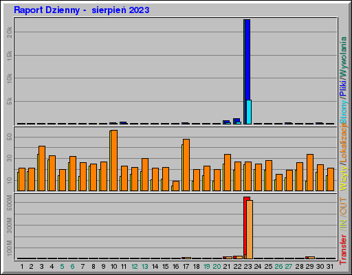 Raport Dzienny -  sierpień 2023