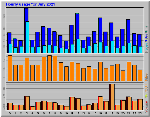 Raport Godzinowy -  lipiec 2021