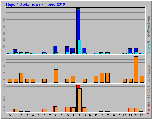 Raport Godzinowy -  lipiec 2019