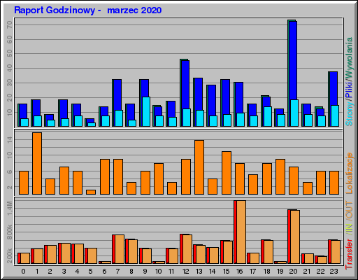 Raport Godzinowy -  marzec 2020