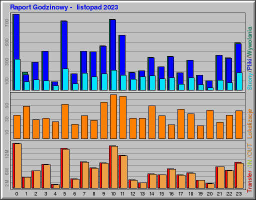 Raport Godzinowy -  listopad 2023