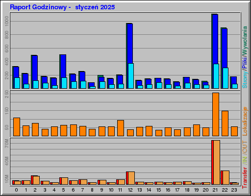 Raport Godzinowy - styczeĹ 2025 Raport Godzinowy - styczeĹ 2025