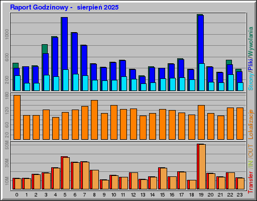Raport Godzinowy -  sierpień 2025