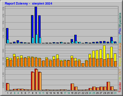 Raport Dzienny - sierpieĹ 2024 Raport Dzienny - sierpieĹ 2024