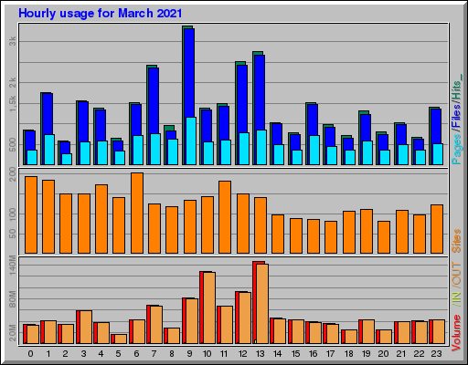 Raport Godzinowy -  marzec 2021