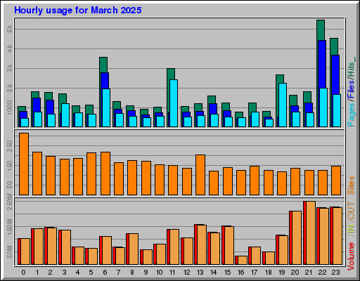 Raport Godzinowy -  marzec 2025